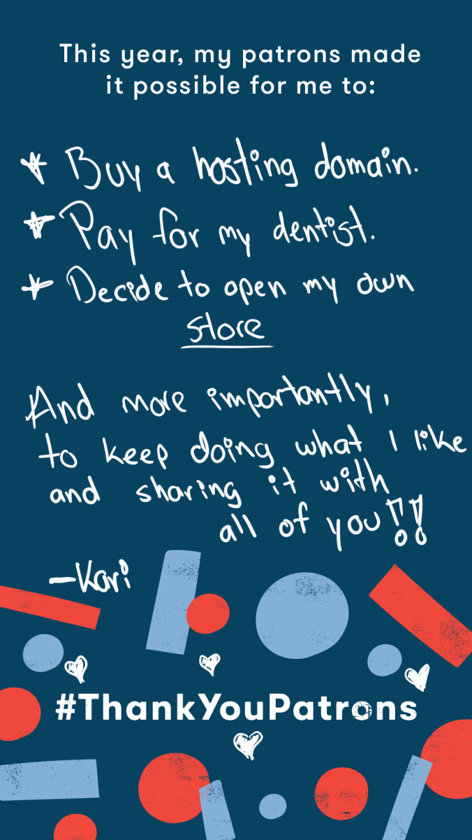 this year my patreons